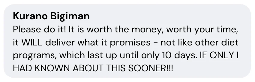 Client message screenshot